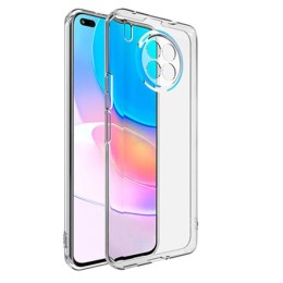 Силиконовый чехол для Huawei Nova 8i TPU 1мм с защитой камеры Прозрачный