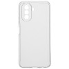 Силиконовый чехол для Huawei Nova Y70 TPU 1мм с защитой камеры Прозрачный глянцевый