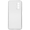 Силиконовый чехол для Huawei Nova Y70 TPU 1мм с защитой камеры Прозрачный глянцевый