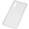 Силиконовый чехол для Huawei Nova Y70 TPU 1мм с защитой камеры Прозрачный глянцевый