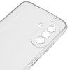 Силиконовый чехол для Huawei Nova Y70 TPU 1мм с защитой камеры Прозрачный глянцевый