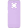 Силиконовый чехол для Huawei Nova Y90 Soft Matte с защитой камеры Сиреневый
