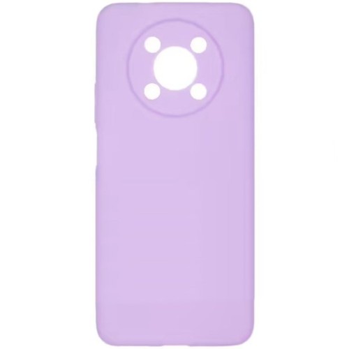 Силиконовый чехол для Huawei Nova Y90 Soft Matte с защитой камеры Сиреневый