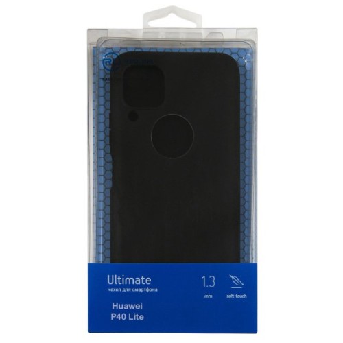 Силиконовый чехол для Huawei P40 Lite Red Line Ultimate Черный