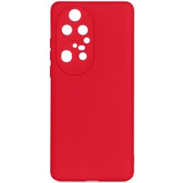 Силиконовый чехол для Huawei P50 Pro Soft Matte с защитой камеры Красный