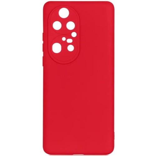 Силиконовый чехол для Huawei P50 Pro Soft Matte с защитой камеры Красный