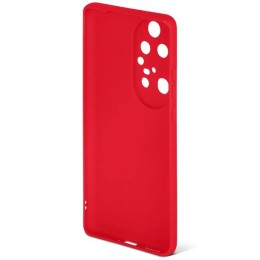 Силиконовый чехол для Huawei P50 Pro Soft Matte с защитой камеры Красный