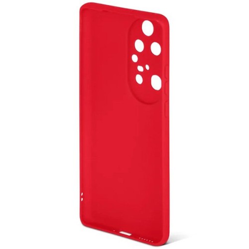 Силиконовый чехол для Huawei P50 Pro Soft Matte с защитой камеры Красный