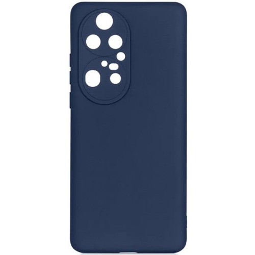Силиконовый чехол для Huawei P50 Pro Soft Matte с защитой камеры Синий