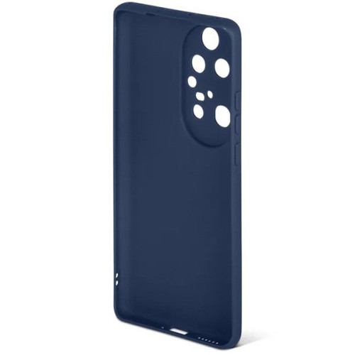 Силиконовый чехол для Huawei P50 Pro Soft Matte с защитой камеры Синий