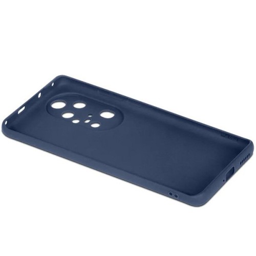 Силиконовый чехол для Huawei P50 Pro Soft Matte с защитой камеры Синий