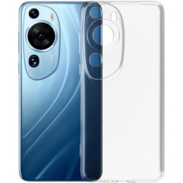 Силиконовый чехол для Huawei P60 Art TPU mp 1mm с защитой камеры Прозрачный