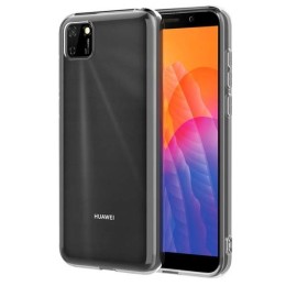 Силиконовый чехол для Huawei Y5P TPU mp 1мм Прозрачный