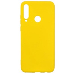 Силиконовый чехол для Huawei Y6p Soft Matte Желтый