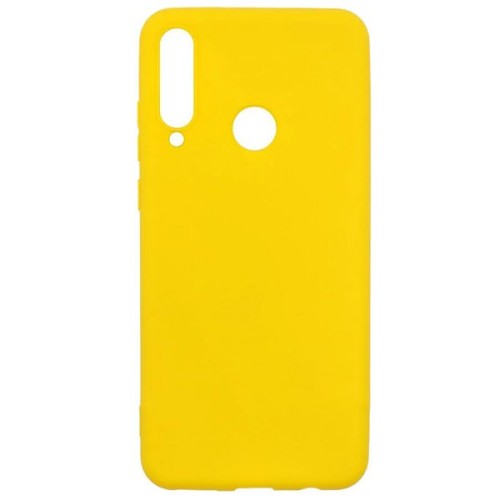 Силиконовый чехол для Huawei Y6p Soft Matte Желтый