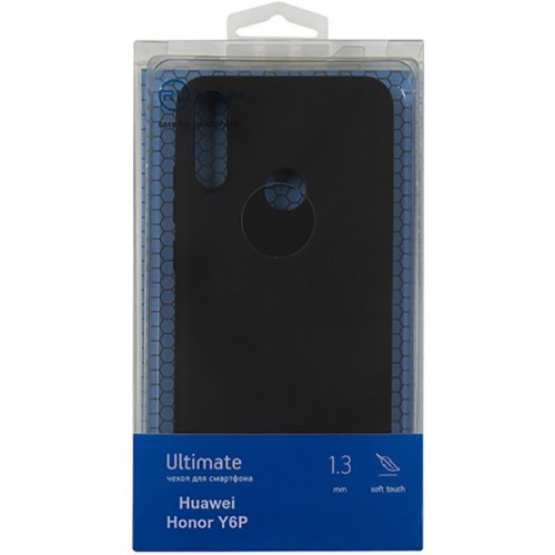 Силиконовый чехол для Huawei Y6P Red Line Ultimate Черный