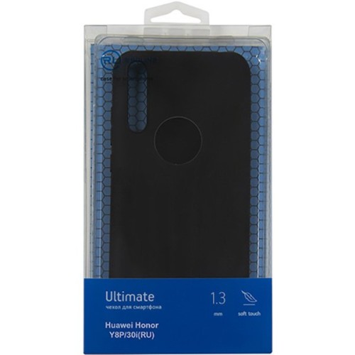 Силиконовый чехол для Huawei Y8P Red Line Ultimate Черный