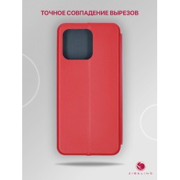 Чехол книжка для Honor X6 Book Cover Красный