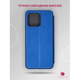 Чехол книжка для Honor X6 Book Cover Синий