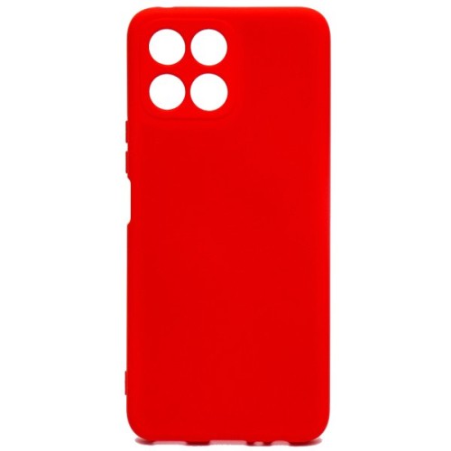 Силиконовый чехол для Honor X6 Soft Matte с микрофиброй Красный