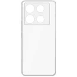 Силиконовый чехол для infinix Note 40 Pro TPU mp 1.5mm с защитой камеры Прозрачный
