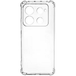 Силиконовый чехол для Infinix Note 40 Pro TPU iBox Crystal с усиленными углами Прозрачный