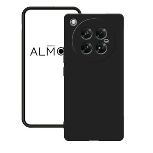 Силиконовый чехол для Infinix Zero 40 TPU mate 1mm с защитой камеры Черный