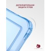 Чехол-накладка для Infinix Hot 30i 4G голубой Silicone Card Holder защита камеры