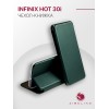 Чехол-книжка для Infinix Hot 30i 4G изумрудный Book