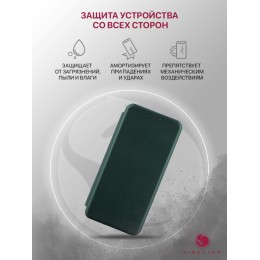 Чехол-книжка для Infinix Hot 30i 4G изумрудный Book
