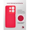 Чехол-накладка для Infinix Note 30 4G красный Soft Matte с микрофиброй