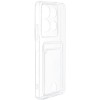 Чехол-накладка для Infinix Note 30 4G прозрачный Silicone Card Holder защита камеры