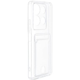 Чехол-накладка для Infinix Note 30 4G прозрачный Silicone Card Holder защита камеры