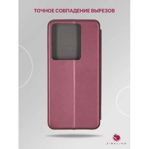 Чехол-книжка для Infinix Note 30 4G бордовый Book