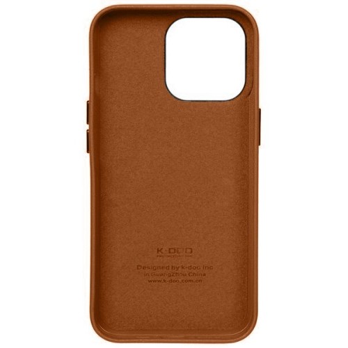 Чехол накладка для Apple iPhone 13 K-Doo Noble Collection Коричневый