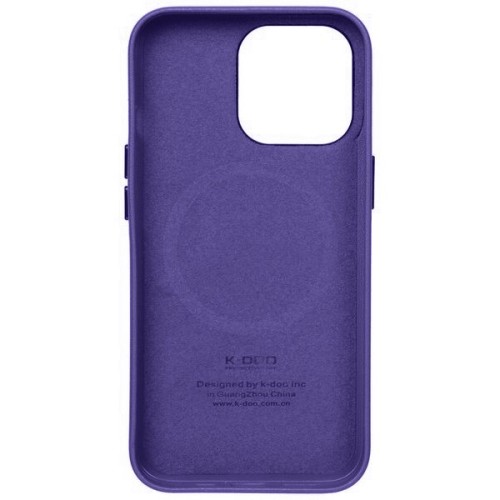 Чехол накладка для Apple iPhone 14 Pro Max K-Doo Noble Collection Magsafe Фиолетовый