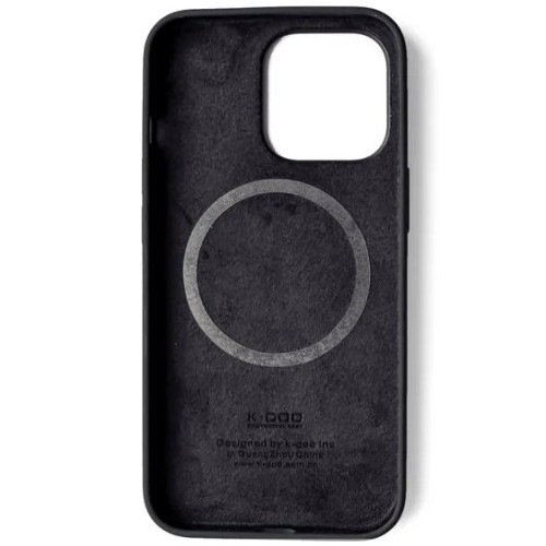 Чехол накладка для Apple iPhone 12 K-Doo Noble Collection Magsafe Черный