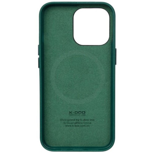 Чехол накладка для Apple iPhone 13 Mini K-Doo Noble Collection Magsafe Зеленый