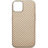 Чехол накладка для Apple iPhone 14 K-Doo Noble Collection Magsafe Carbon Золотой