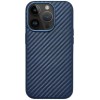 Чехол накладка для Apple iPhone 14 Pro K-Doo Noble Collection Magsafe Carbon Синий