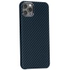 Чехол накладка для Apple iPhone 14 Pro Max K-Doo Noble Collection Magsafe Carbon Синий