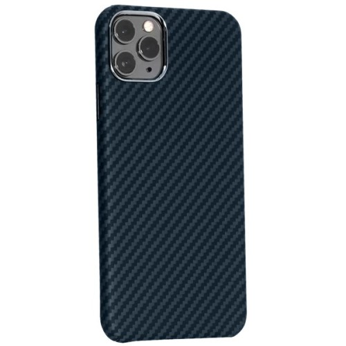 Чехол накладка для Apple iPhone 14 Pro Max K-Doo Noble Collection Magsafe Carbon Синий
