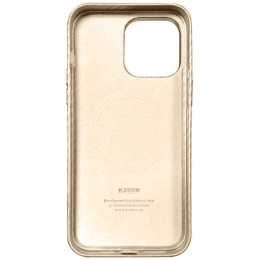 Чехол накладка для Apple iPhone 14 Pro Max K-Doo Noble Collection Magsafe Carbon Золотой