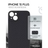 Чехол-накладка для Apple iPhone 15 Plus Kondijan Carbon Черный