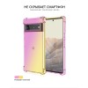 Силиконовый чехол дляGoogle Pixel 6 Krieger Mix противоударный Розово золотой