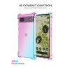 Силиконовый чехол дляGoogle Pixel 7 Krieger Mix противоударный Розово зеленый