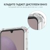 Силиконовый чехол для Samsung Galaxy A14 4G Krieger 1.5мм противоударный Прозрачный