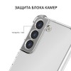 Силиконовый чехол для Samsung Galaxy S23+ Krieger 1.5мм противоударный Прозрачный