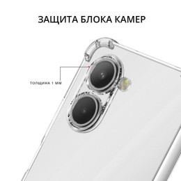 Силиконовый чехол для Realme C33 Krieger 1.5мм противоударный Прозрачный