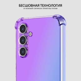 Силиконовый чехол для Samsung Galaxy A54 Krieger Mix противоударный Фиолетово синий